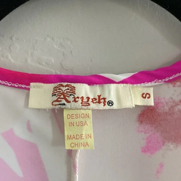 Aryeh Floral Sleeveless Asymmetrical Short Tank Dress Size Small - Picture 10 of 12